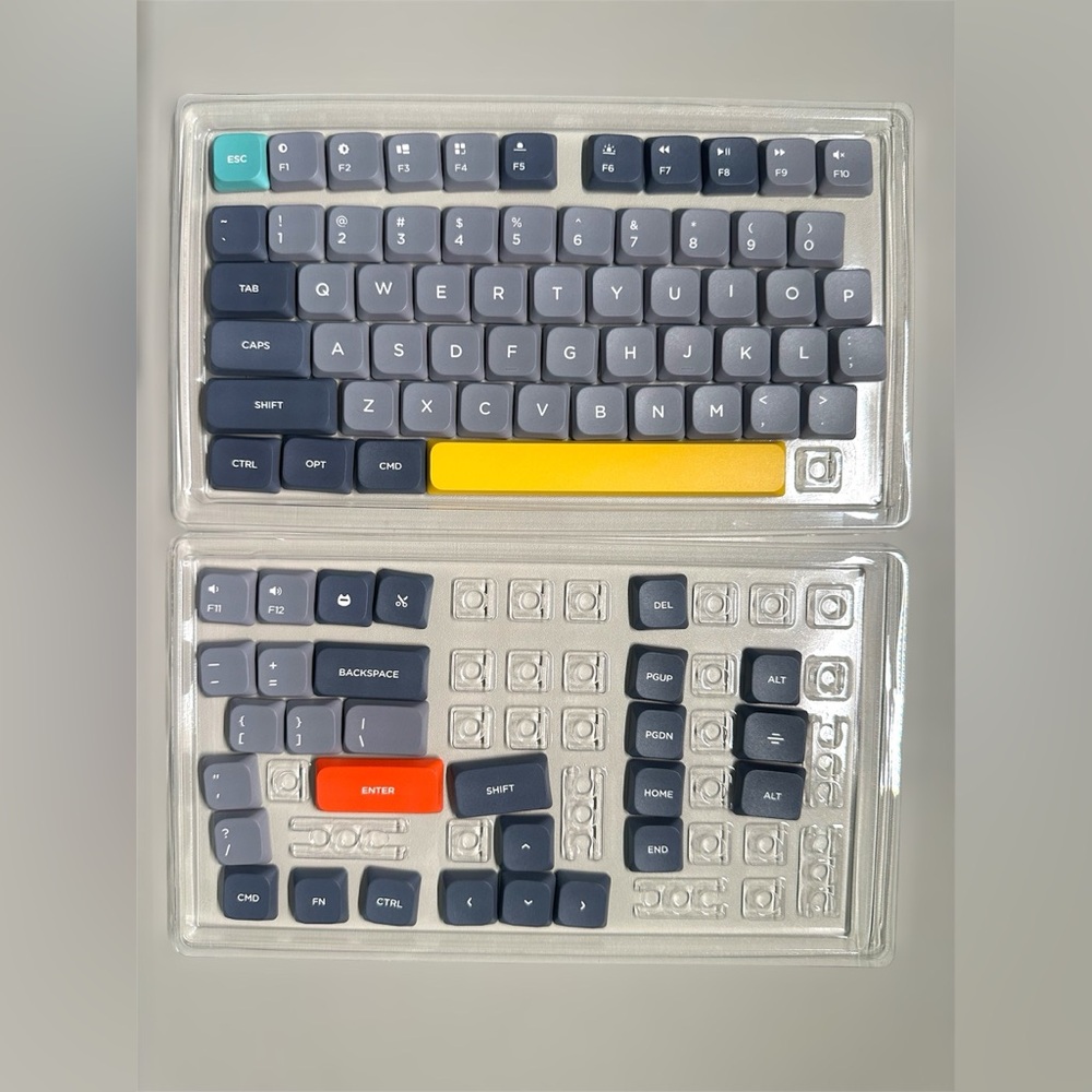 【NuPhy®】Low-Profile nSA Profile Dye-sub PBT Keycaps (COAST Twilight)